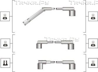 Высоковольтные провода (провода зажигания) (комплект) Magneti Marelli. Артикул 941319170053