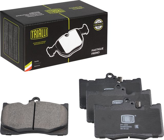 Тормозные колодки Trialli (Low-Metallic). Артикул PF 4354