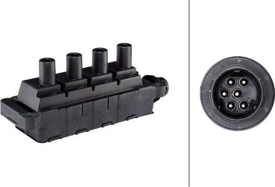 Катушка зажигания Hella для BMW 5 III (E34) 1994-1996. Артикул 5DA 193 175-641