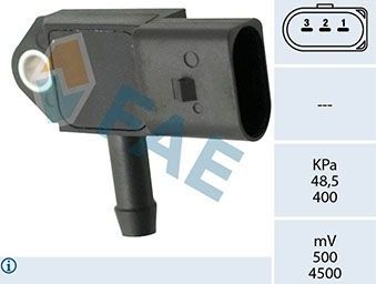 Датчик абсолютного давления (ДАД, MAP) FAE для Audi A4 V (B9) 2015-2026. Артикул 16133