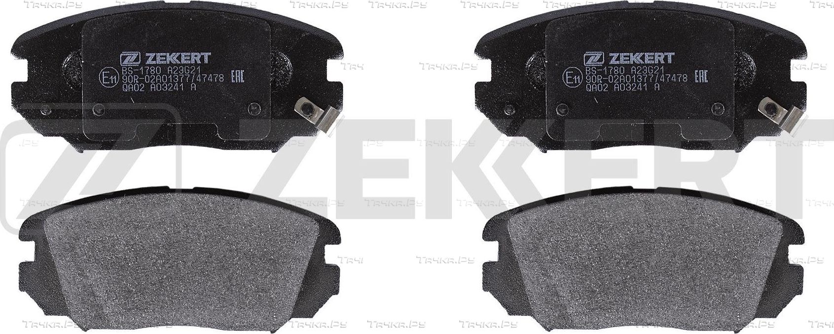 Тормозные колодки Zekkert передние для Kia Magentis II 2005-2010. Артикул BS-1780