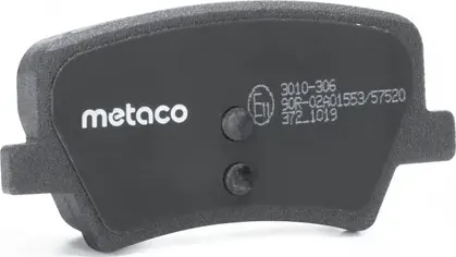Колодки тормозные задние дисковые к-кт (Metaco). Артикул 3010306