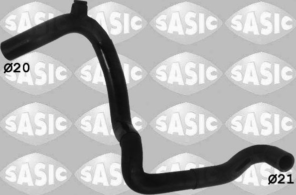 Патрубок радиатора (системы охлаждения) Sasic. Артикул 3400157