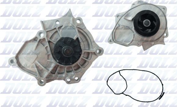 Помпа (водяной насос) Dolz для Audi Q3 I (8U) 2014-2018. Артикул A233