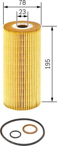 Масляный фильтр Bosch для MAN F2000 1994-2005. Артикул 1 457 429 277