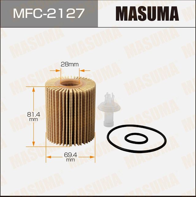 Масляный фильтр Masuma. Артикул MFC-2127