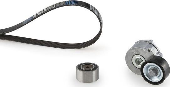 Приводной ремень поликлиновой с роликами (комплект) Gates Micro-V® для Fiat Ducato II 2001-2006. Артикул K046PK1183