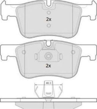 Тормозные колодки Fremax. Артикул FBP-1873