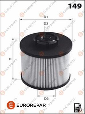 Топливный фильтр Eurorepar. Артикул 1643630780