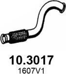 Глушитель (труба приемная) Asso передний для Citroen C4 II 2009-2026. Артикул 10.3017