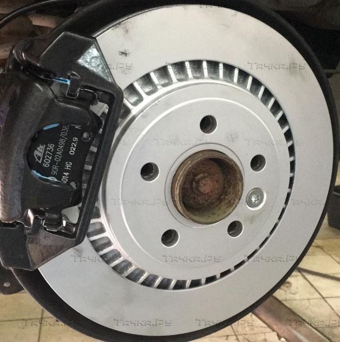 Тормозной диск ATE задний для Volvo V60 I 2010-2018. Артикул 24.0122-0259.1