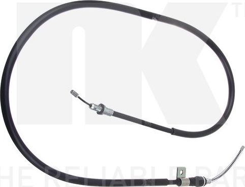 Трос ручника (тросик ручного тормоза) NK. Артикул 9022116