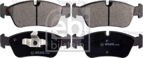 Тормозные колодки Febi Bilstein передние для BMW 1 I (E81/E82/E87/E88) 2004-2011. Артикул 16531