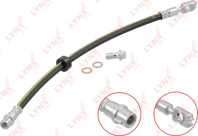 Тормозной шланг LYNXauto передний для SEAT Arosa I 1997-2004. Артикул BL-3070