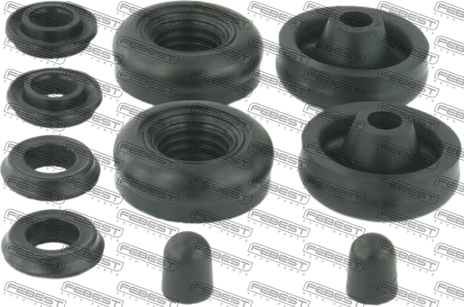 Ремкомплект заднего тормозного цилиндра Febest. Артикул 0175-ST195R