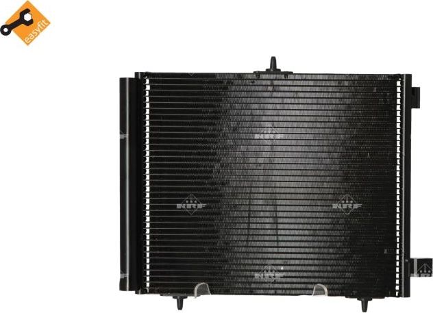 Радиатор кондиционера (конденсатор) NRF (алюминий). Артикул 35405