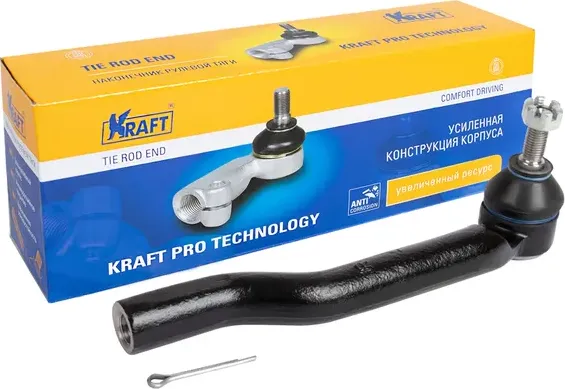 Наконечник рулевой тяги NISSAN MICRA 03- 1.2/1.4 прав. (Kraft). Артикул KT032355