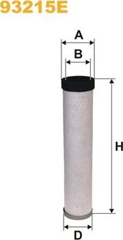 Фильтр воздушный WIX Filters. Артикул 93215E