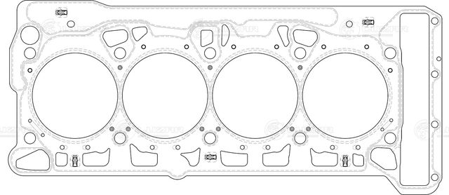 Прокладка ГБЦ Luzar. Артикул LES 11803