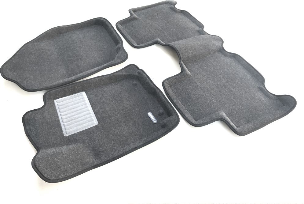 Коврики текстильные Euromat 3D Business для салона Toyota RAV4 IV 2013-2026 Темно-серые. Артикул EMC3D-005125G