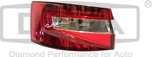 Фонарь задний DPA левый для Skoda Superb III 2015-2026. Артикул 89451708002