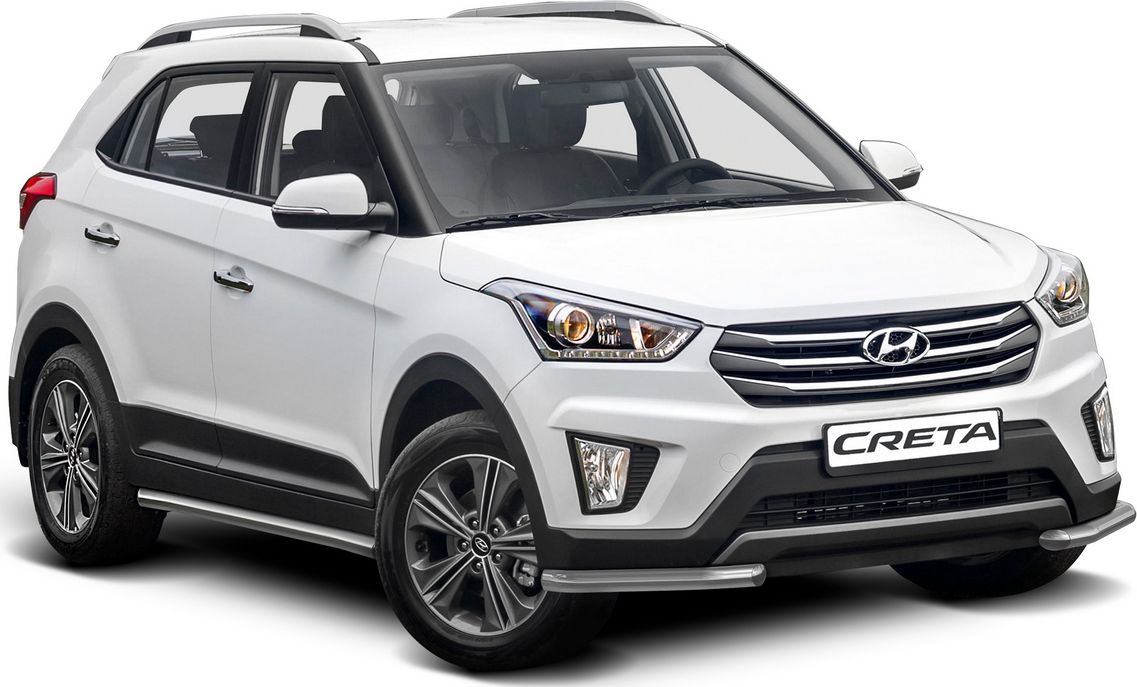 Защита Rival порогов d57 для Hyundai Creta I 2016-2021. Артикул R.2310.005