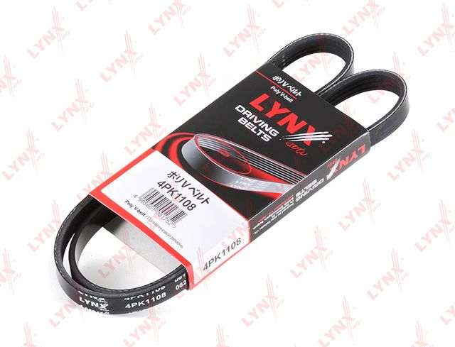 Приводной ремень поликлиновой LYNXauto для Toyota 4Runner III 1995-2002. Артикул 4PK1108