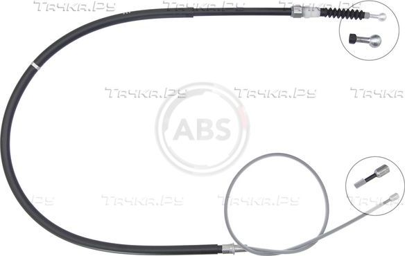 Трос ручника (тросик ручного тормоза) ABS. Артикул K17271