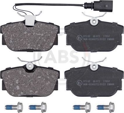 Тормозные колодки ABS задние для Volkswagen Transporter T4 1998-2003. Артикул 37142