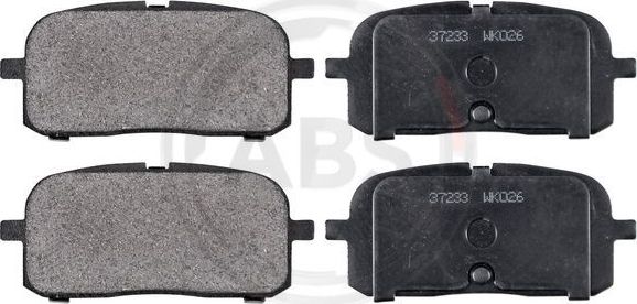 Тормозные колодки ABS задние для Toyota Paseo II (L50) 1996-1998. Артикул 37233