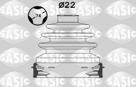 Пыльник ШРУСа внутренний Sasic для Renault Master II 2003-2010. Артикул 1904005