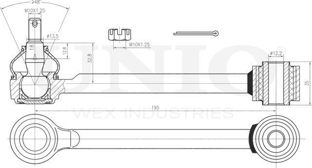 Рычаг подвески (Unio). Артикул SSP-40169