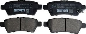 Тормозные колодки Zentparts. Артикул Z07395