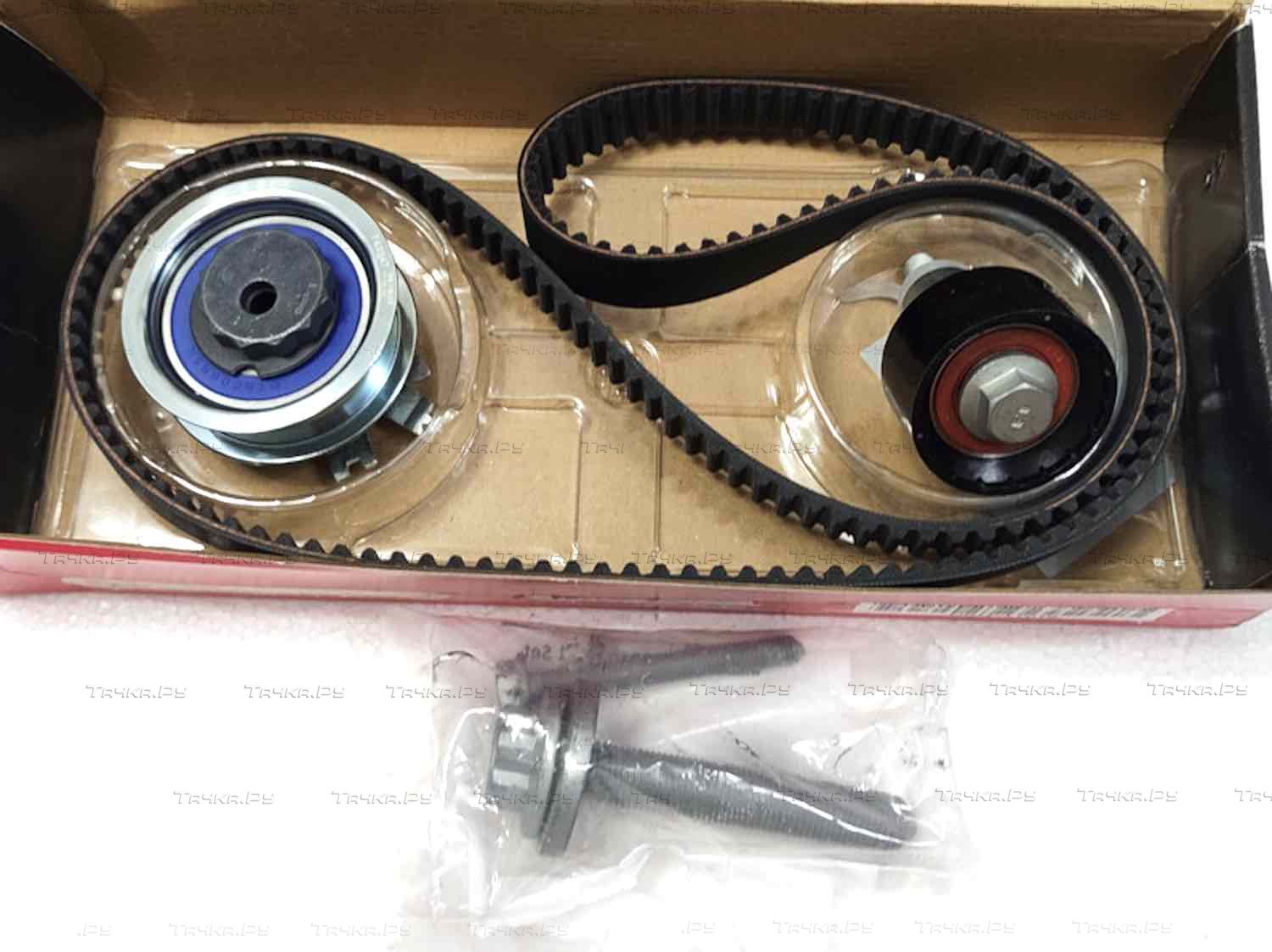 Ремень ГРМ с роликами (комплект) Gates PowerGrip® для Skoda Kodiaq I 2016-2026. Артикул K015680XS