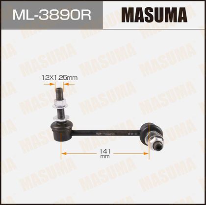 Стойка (тяга) стабилизатора Masuma передняя правая для Toyota Hilux VIII 2015-2024. Артикул ML-3890R