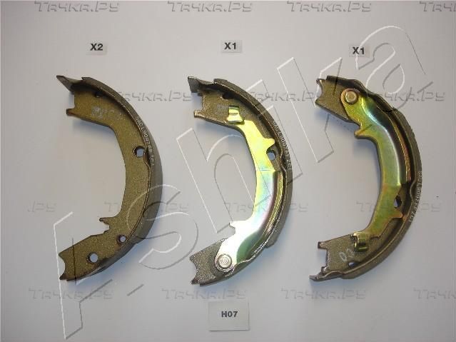 Тормозные колодки ASHIKA задние для Hyundai Trajet I 2000-2008. Артикул 55-H0-007