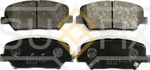 Колодки тормозные дисковые передние правые/левые HYUNDAI GENESIS (BH) 2008-2014 (Sufix). Артикул SX1200