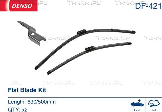 Щетки стеклоочистителя (дворники) Denso. Артикул DF-421