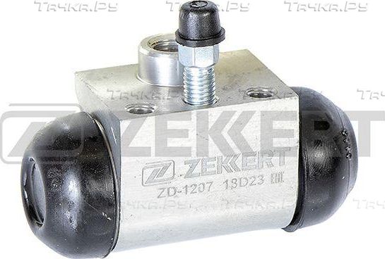 Тормозной цилиндр Zekkert (Чугун) задний левый для Mitsubishi L200 II 1986-1996. Артикул ZD-1083