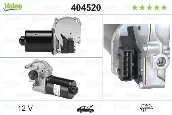 Мотор стеклоочистителя (моторчик дворников) Valeo Orignal Part передний для Ford Transit VII 2006-2014. Артикул 404520