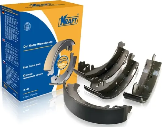 Колодки тормозные ВАЗ 2101/2121 задн.барабан. (Kraft). Артикул KT091356
