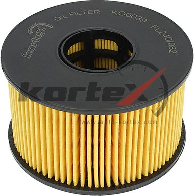 Фильтр масляный (Kortex). Артикул KO0039