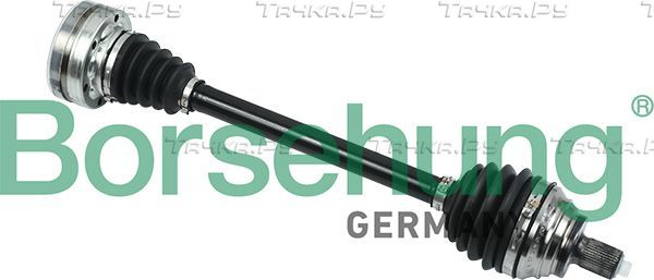 Полуось (привод в сборе, приводной вал) Borsehung передняя левая для Audi A3 II (8P) 2007-2013. Артикул B18323
