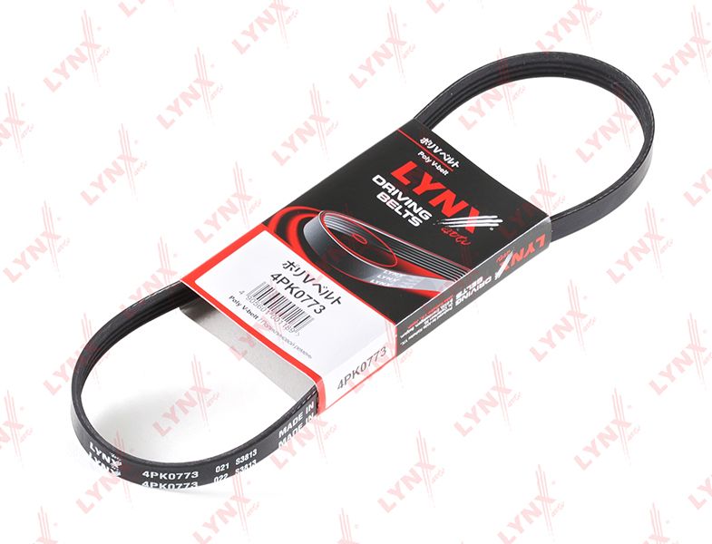 Приводной ремень поликлиновой LYNXauto. Артикул 4PK0773