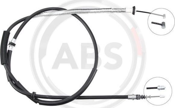 Трос ручника (тросик ручного тормоза) ABS задний левый для Lancia Delta III (844) 2008-2014. Артикул K17187