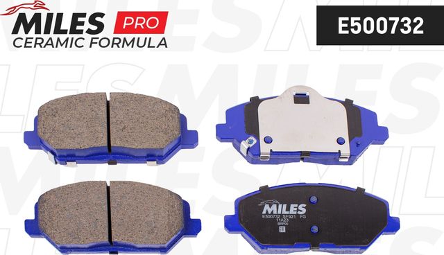 Тормозные колодки Miles (Керамика). Артикул E500732