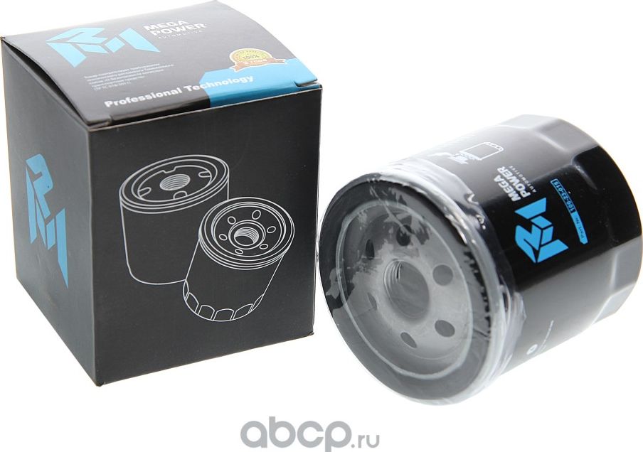 Фильтр масляный FORD Focus,C-Max,Mondeo (1.82.0) MAZDA 3,5,6 VOLVO (Megapower). Артикул 10023015