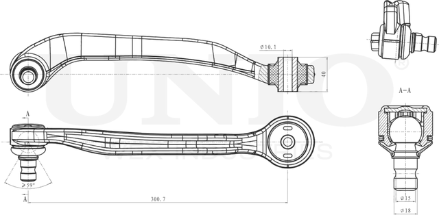 Рычаг подвески (Unio). Артикул SSP-40116