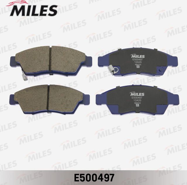 Тормозные колодки Miles (Керамика). Артикул E500497