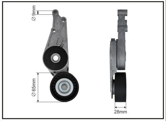 Натяжной ролик (натяжитель) приводного ремня Caffaro. Артикул 112000SP